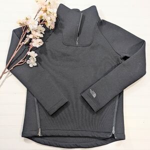 North Face Black Scuba Pullover Side Zippera